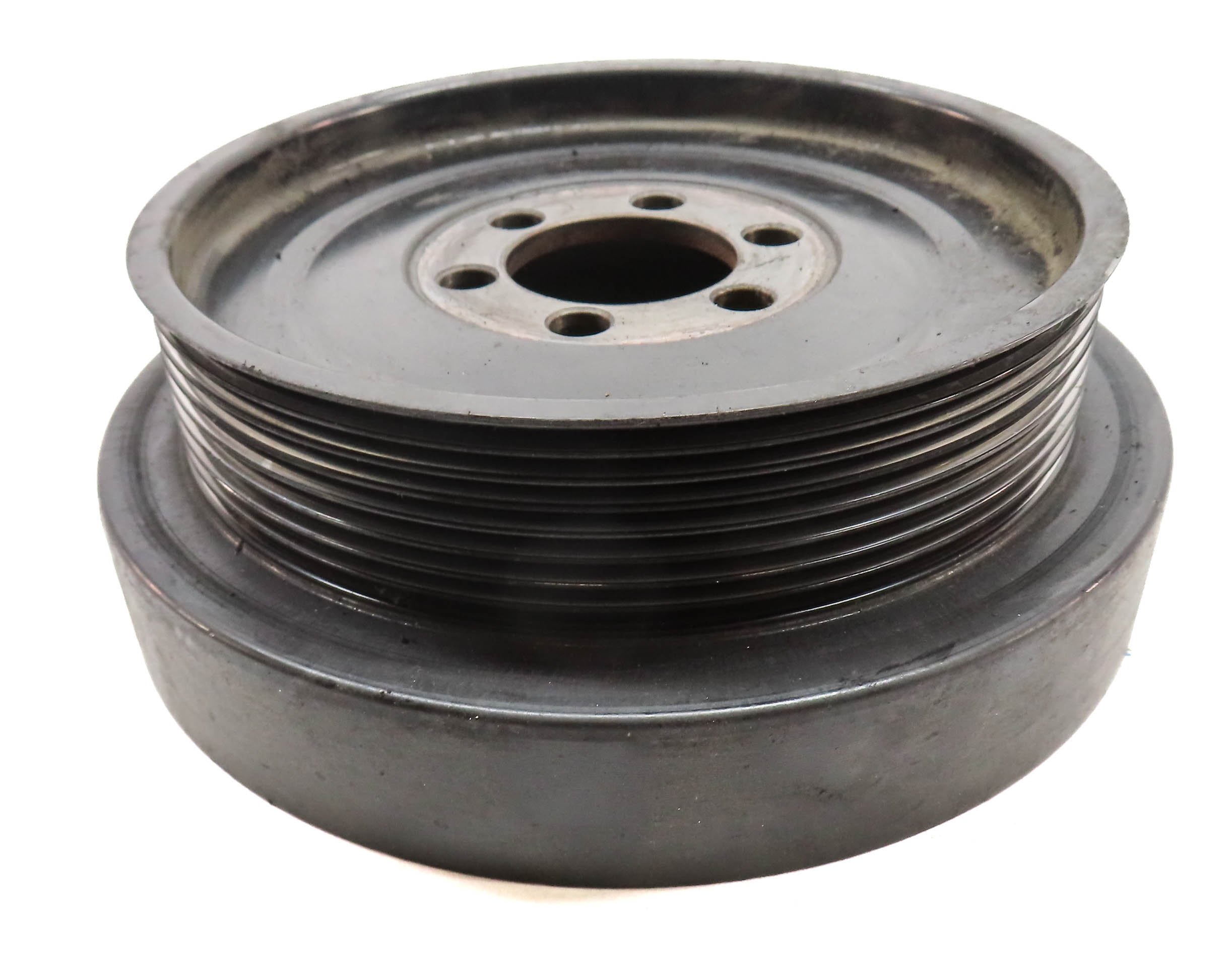 2008-2012 BMW 740i X6 (F01 F02 E71) 3.0L N54 TWIN TURBO ENGINE HARMONIC BALANCER — exact item pictured